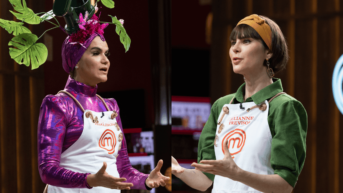 Gilmelândia e Julianne Trevisol no MasterChef