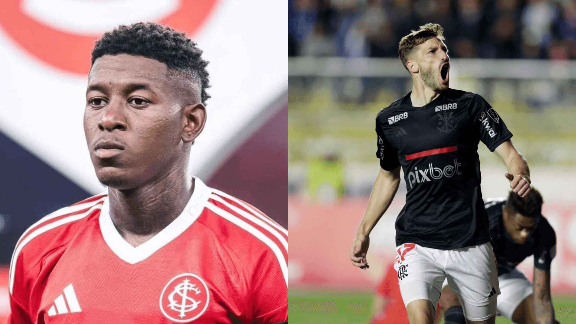 Vitão está de chegada e Matias Viña de saída do clube Rubro Negro