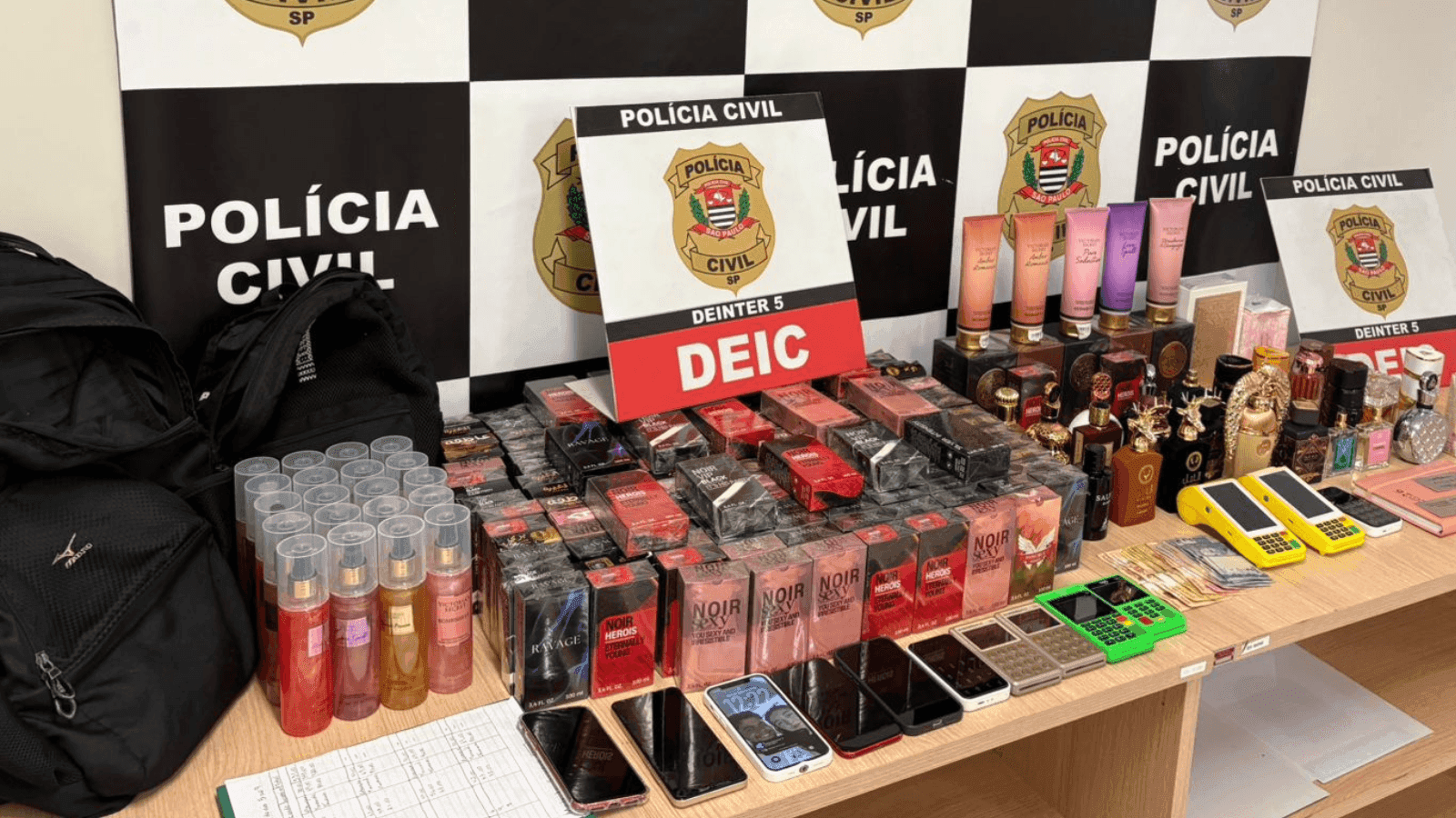 A proposta é combater o comércio de produtos falsificados