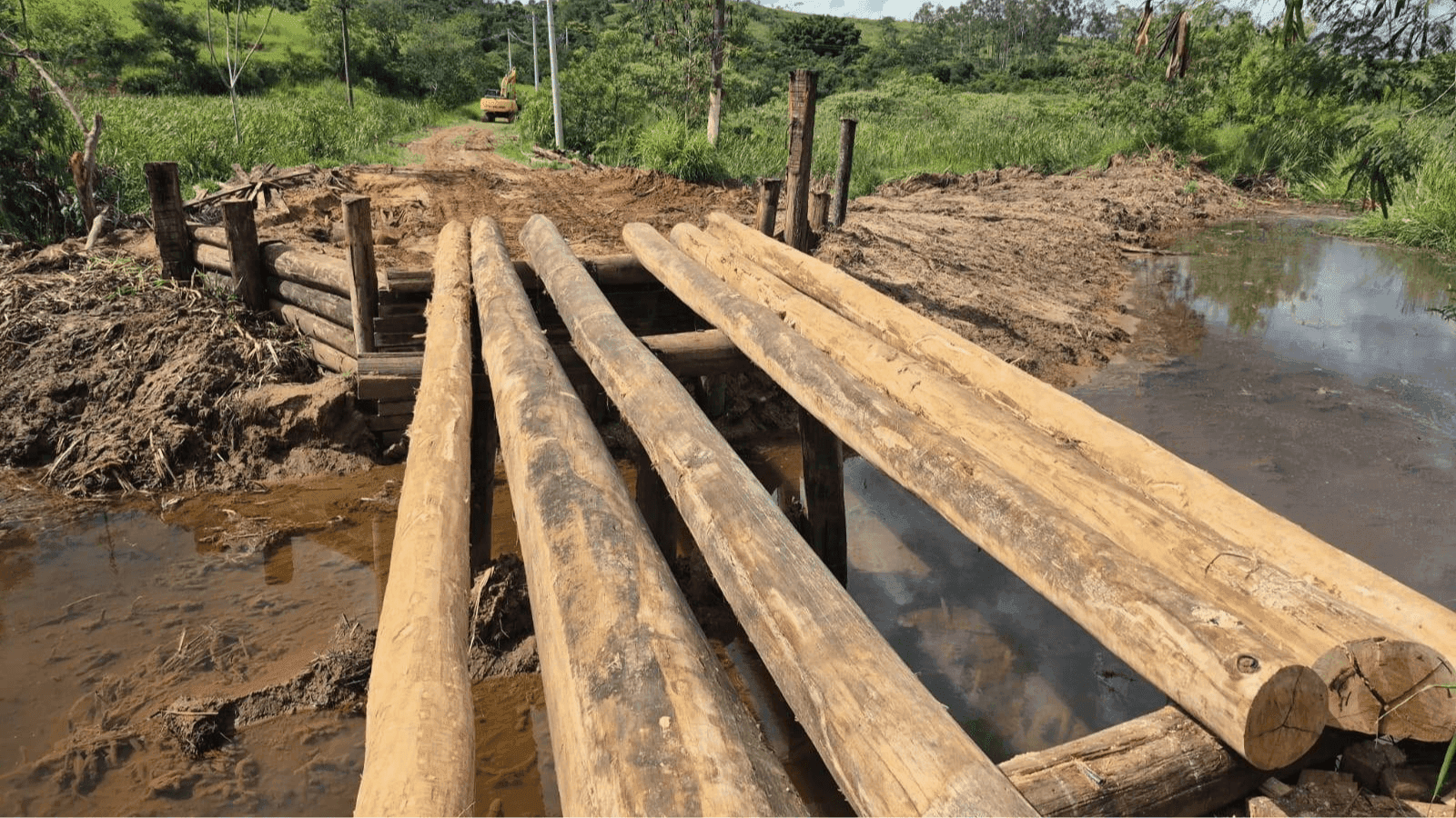 O local fica na estrada que é uma importante via de tráfego