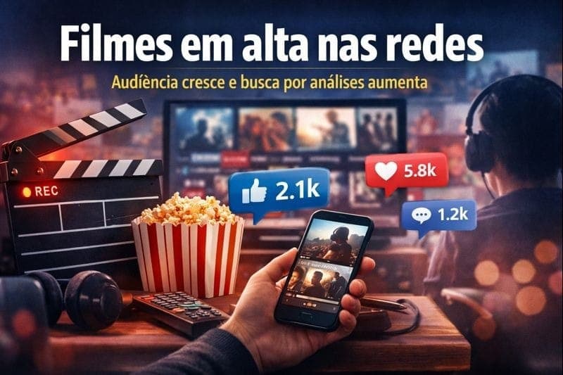Filmes em alta nas redes sociais puxam audiência e ampliam busca por análises