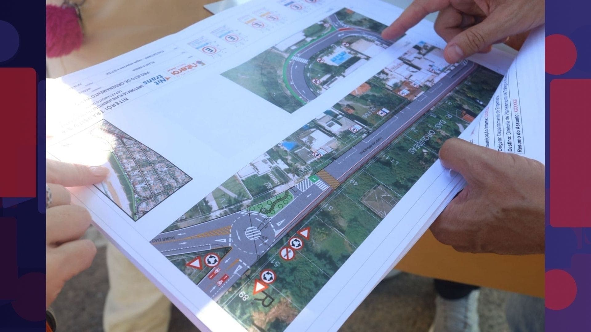 O projeto prevê mudanças na circulação viária da orla