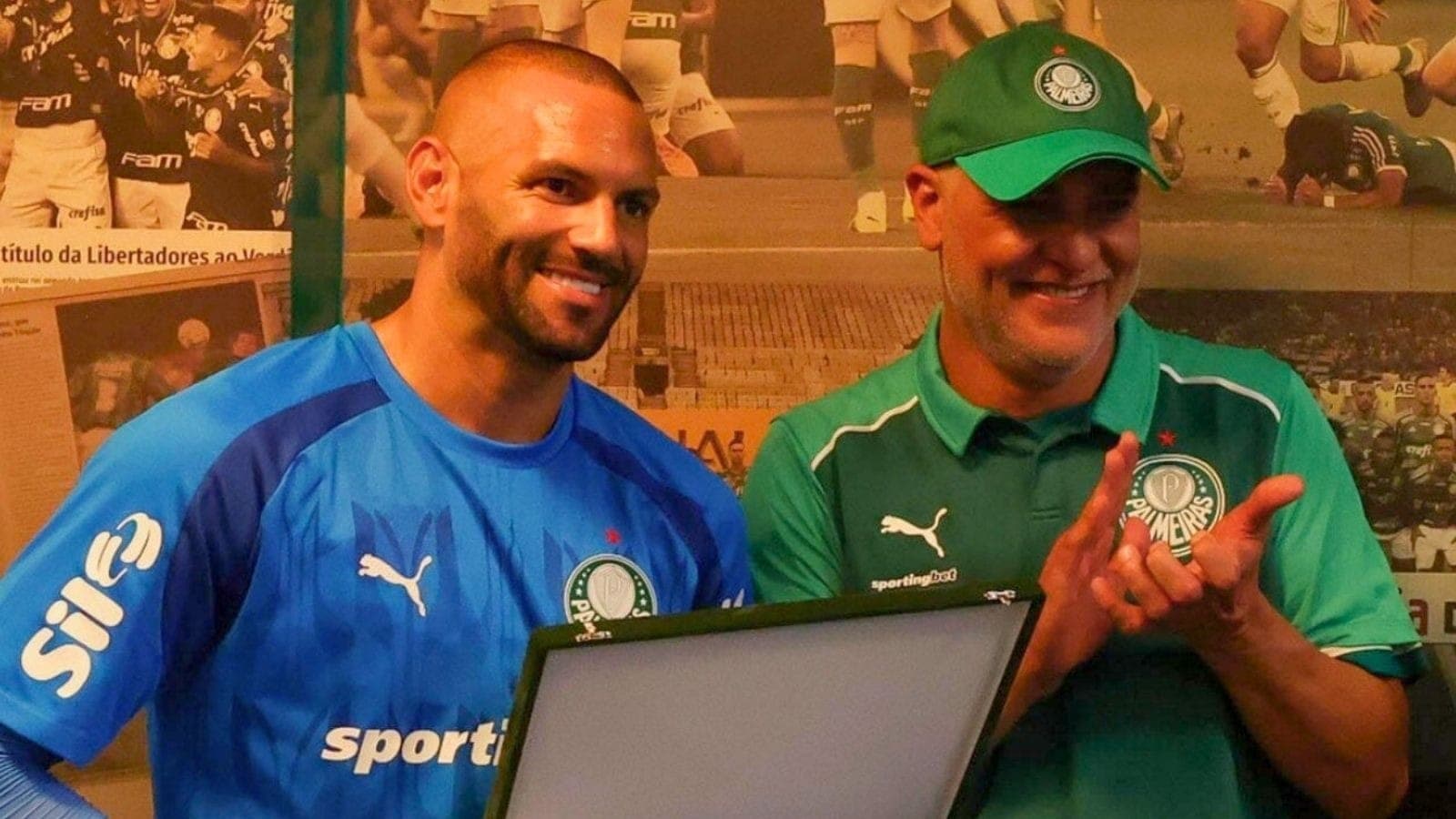 Weverton e Marcos, ídolos do Palmeiras