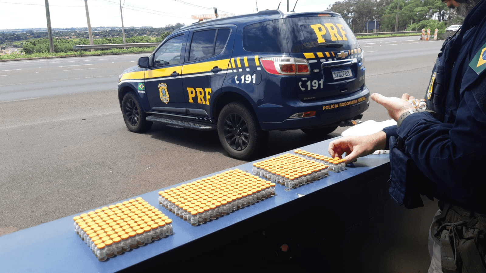 A polícia informou que a mercadoria foi avaliada em R$ 200 mil