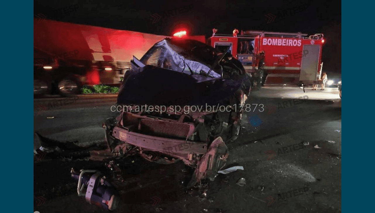 Acidente aconteceu no quilômetro 82 da Rodovia Castello Branco
