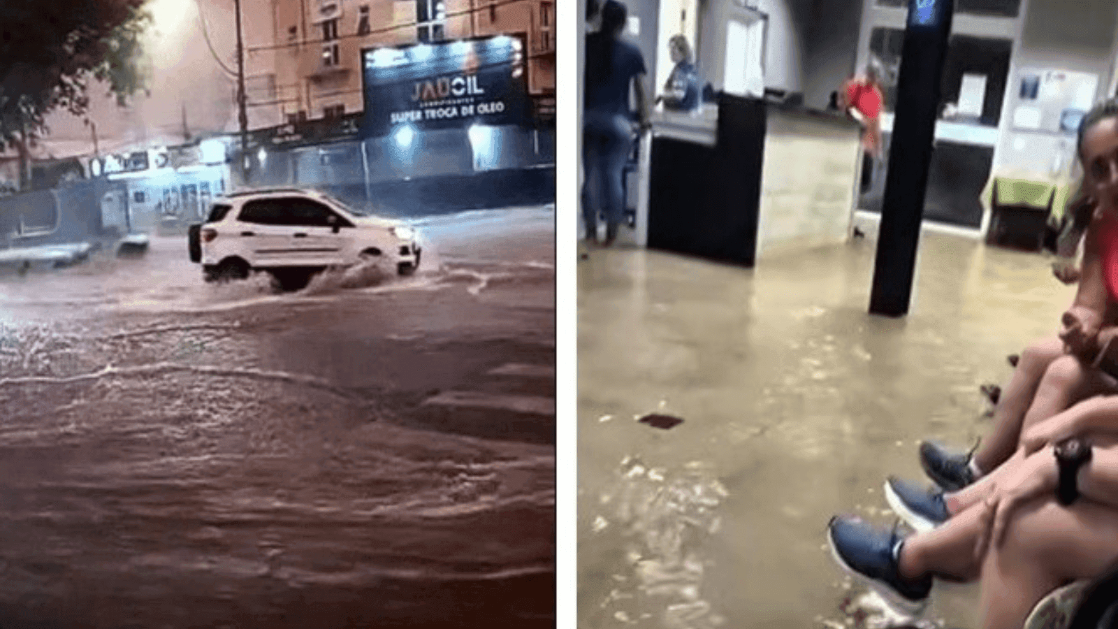 Um dos locais mais atingidos foi o bairro Jardim Augusto Sani