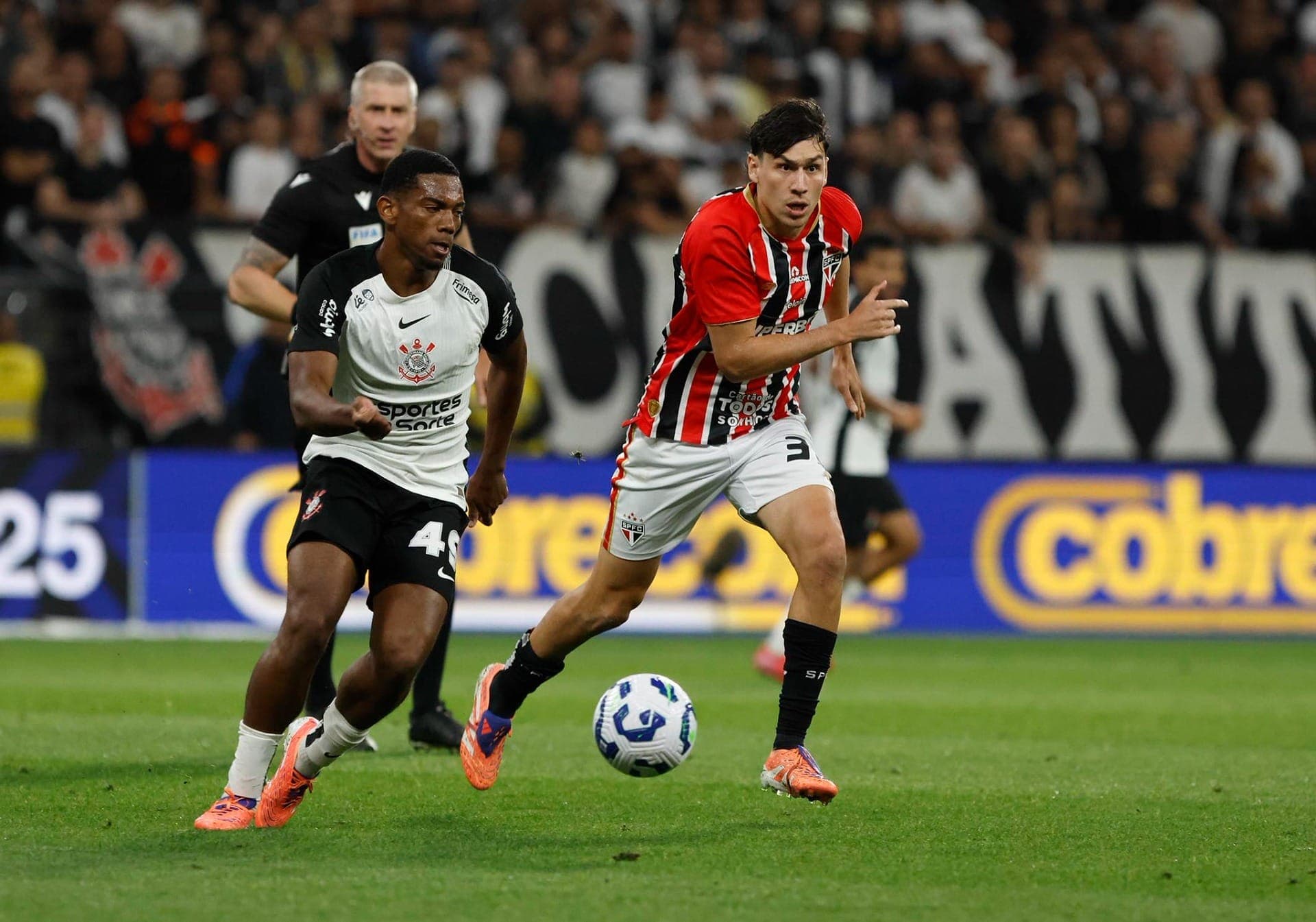 Corinthians venceu o último clássico realizado contra o São Paulo
