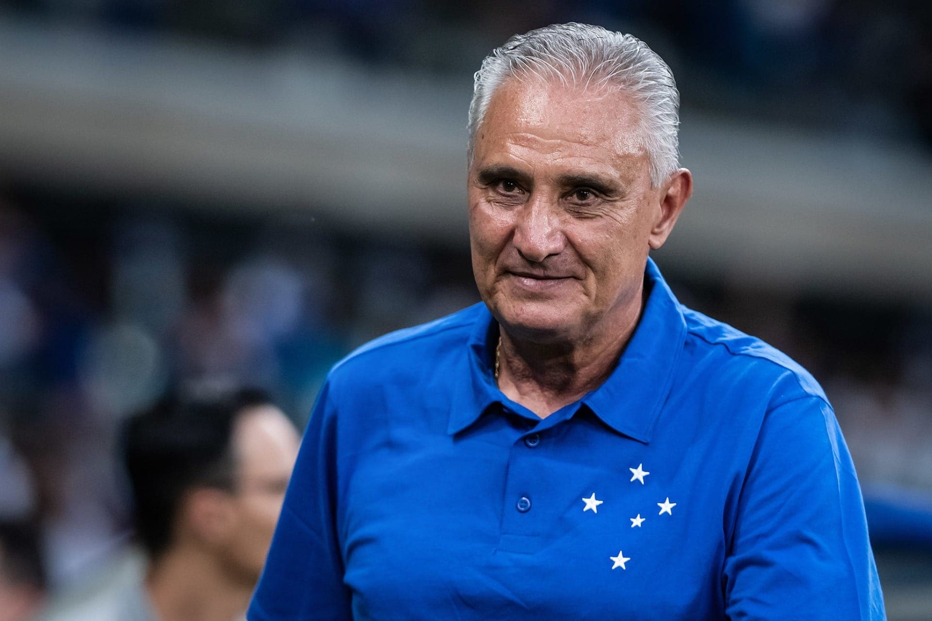 Tite, técnico do Cruzeiro, durante vitória sobre o Uberlândia