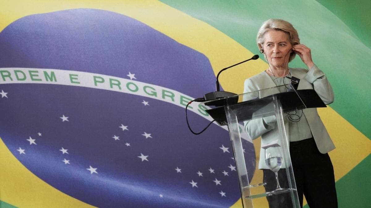 Ursula von der Leyen, presidente da Comissão Europeia, no RJ