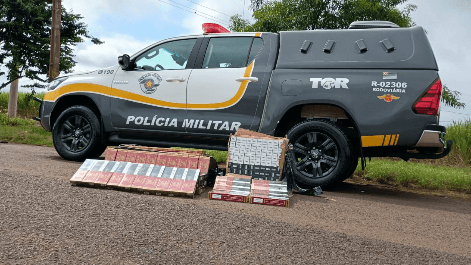 Também foi apreendida essência para cigarro eletrônico
