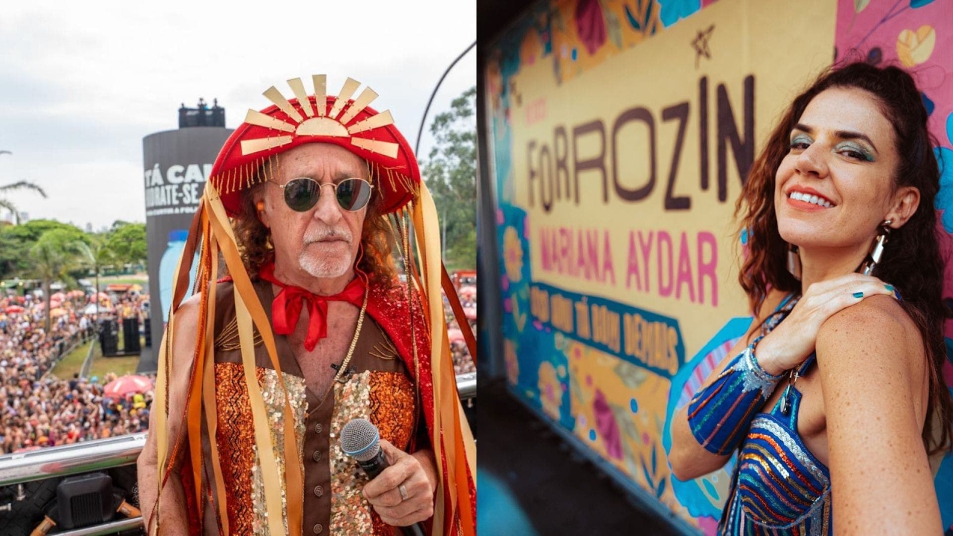 Alceu Valença e Mariana Aydar abrem o pré-Carnaval de SP