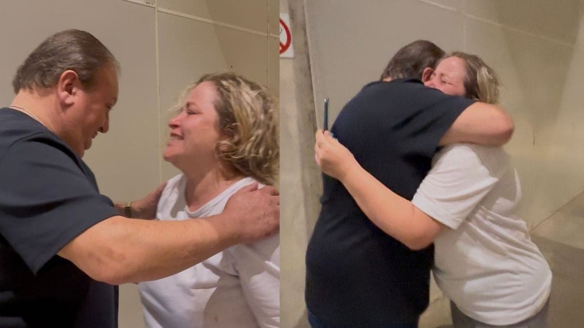 Jacquin se emociona com fã durante evento do Pesadelo na Cozinha em BH