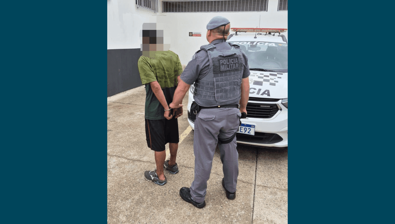 Suspeito foi encontrado após ser flagrado pelas câmeras de segurança