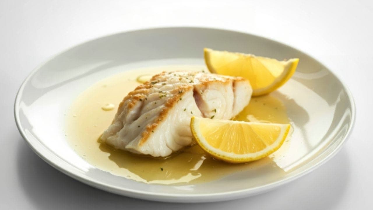 Peixe branco com leite de coco