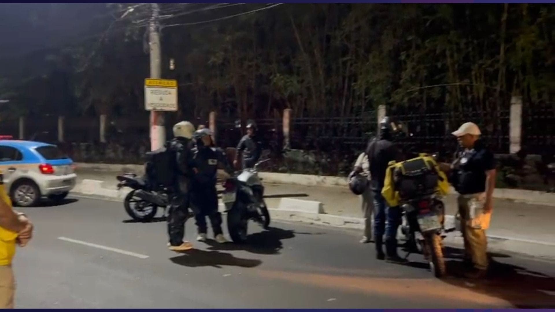 A operação foi coordenada pela Nittrans e contou com agentes de trânsito, Secretaria de Ordem Pública, Guarda Municipal, Polícia Militar, Proeis e o programa Segurança Presente