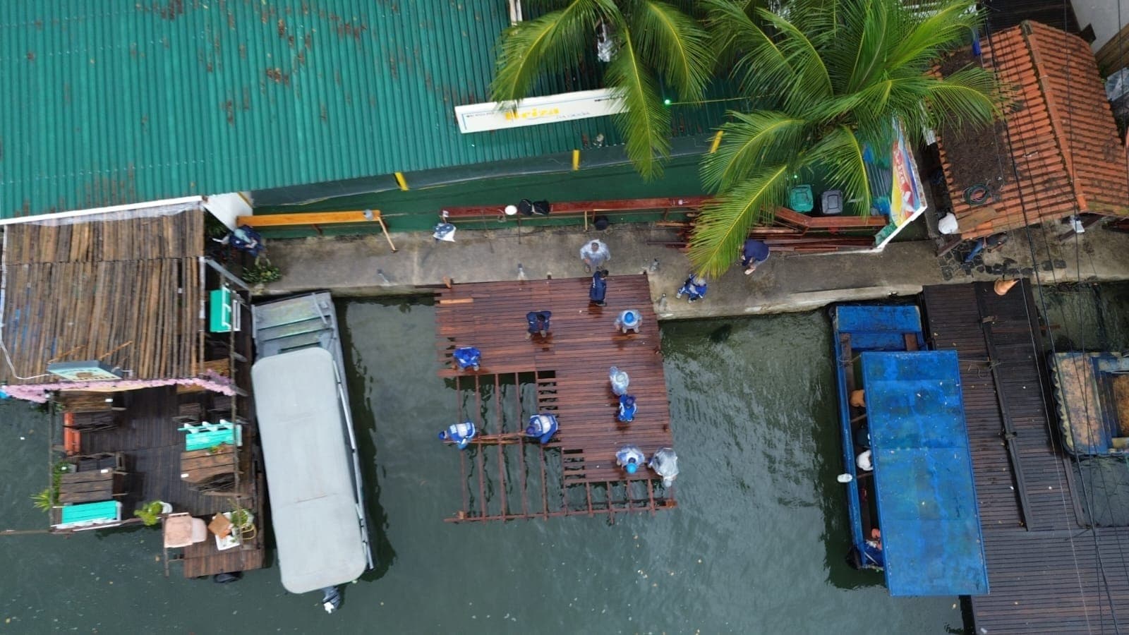 O deck vinha sendo utilizado como uma expansão do restaurante Briza da Gigoia