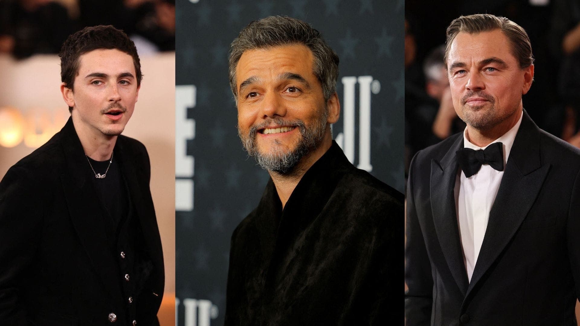 Timothée Chalamet, Wagner Moura e Leonardo DiCaprio
