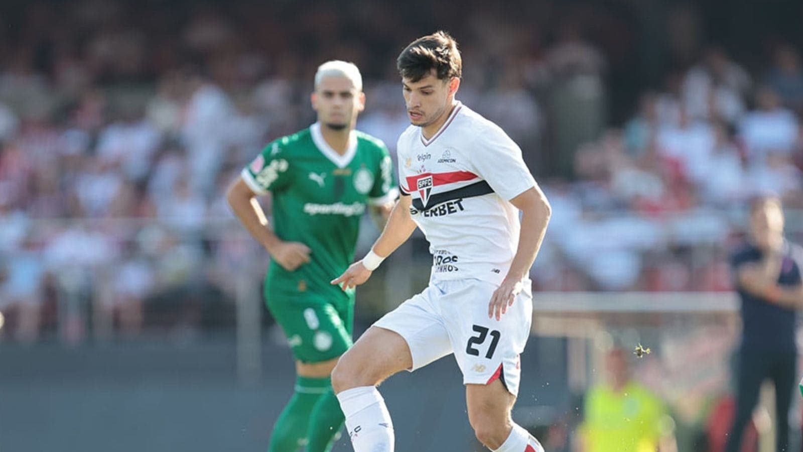 Bobadilla e Andreas Pereira em São Paulo x Palmeiras