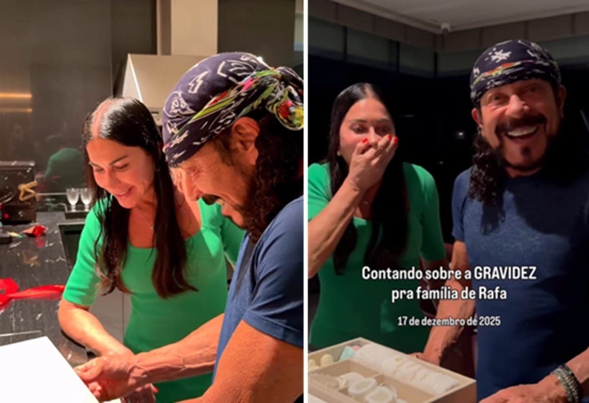 Bell Marques se emociona ao descobrir que será avô