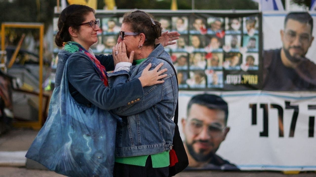 Ato após reconhecimento dos restos mortais do policial israelense Ran Gvili, que estava com o Hamas