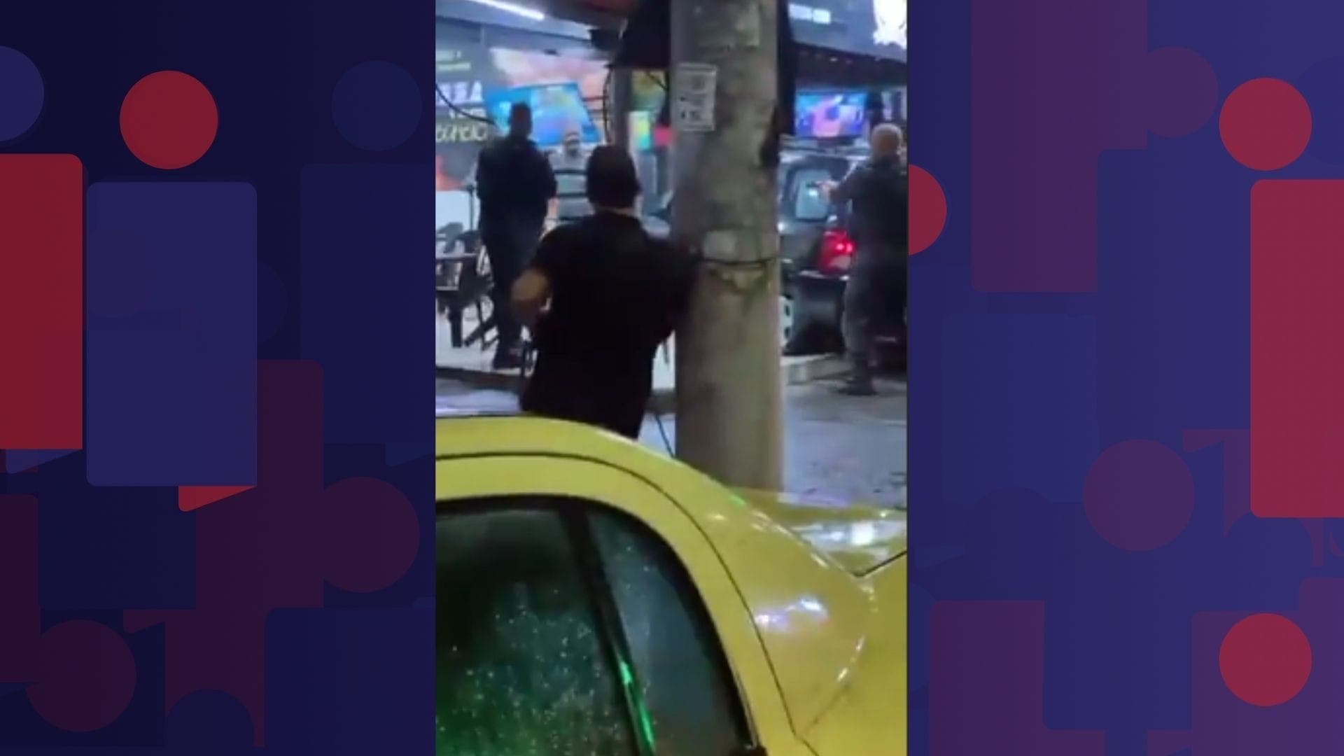 Homem é preso em flagrante após invadir uma pizzaria na rua Mauro Ferreira Leão, em Campo Grande