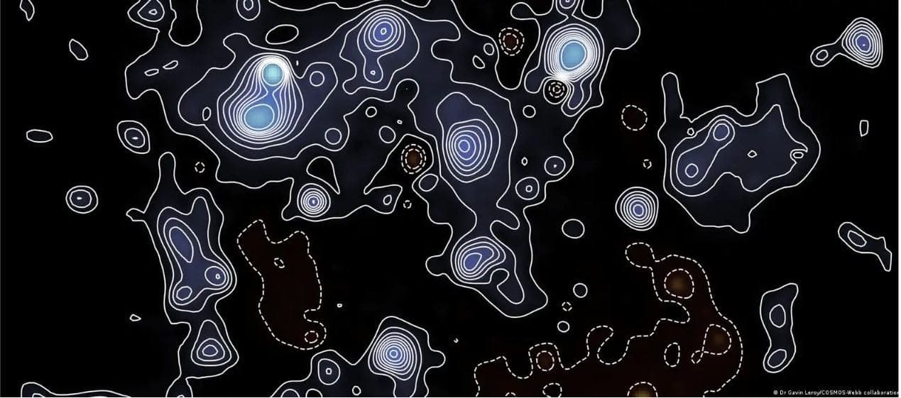 Mapa revela o esqueleto oculto que mantém o cosmos unido
