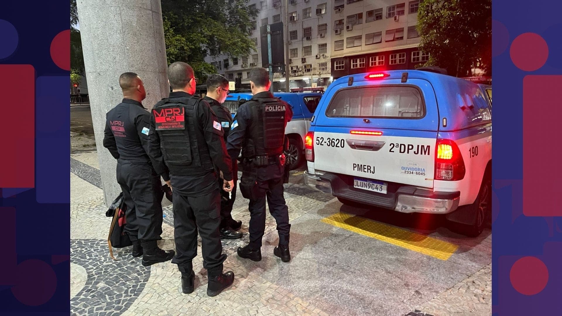 Os investigadores apuraram que os policiais também exploravam jogos de azar de maneira ilegal