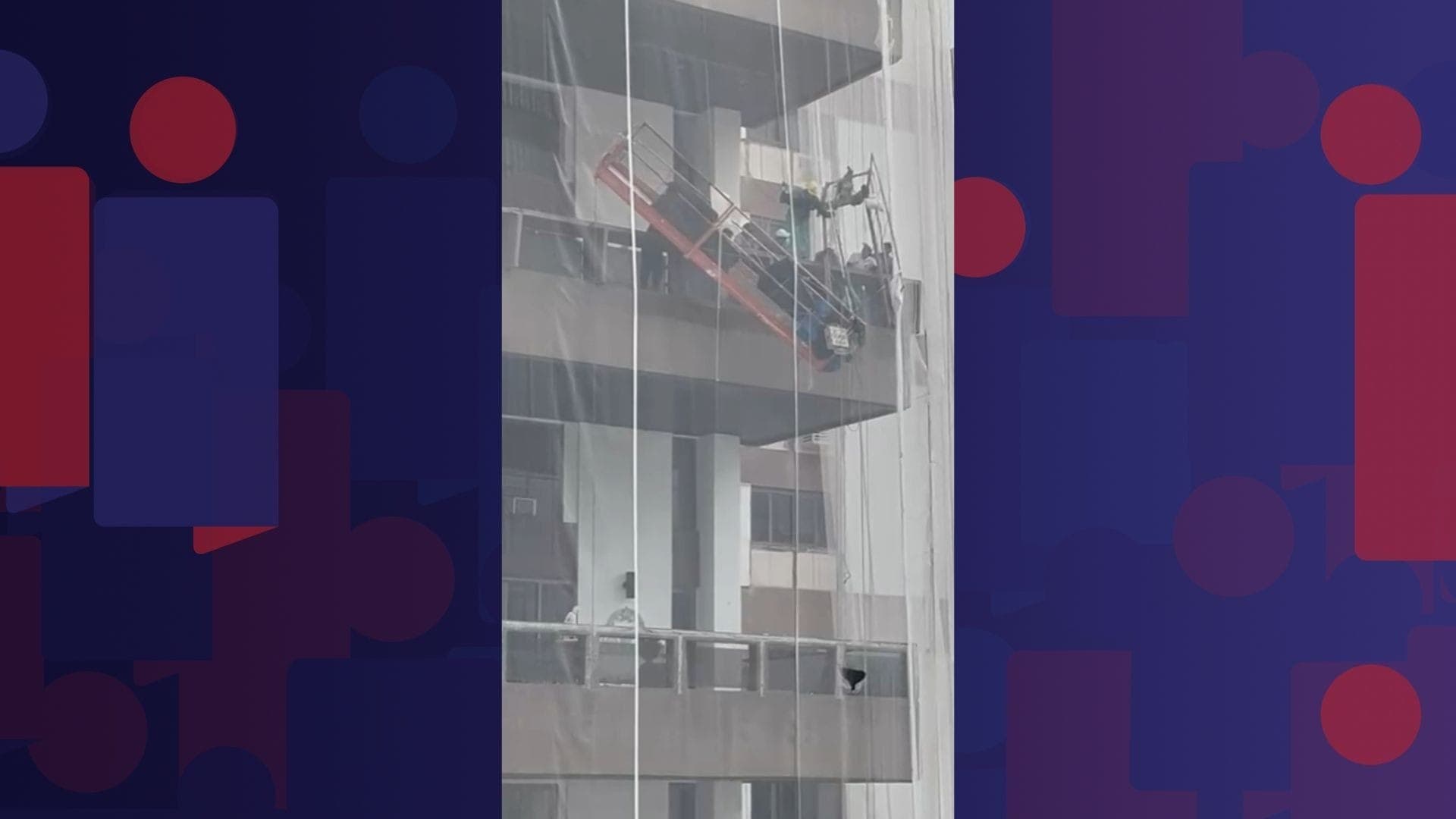 Apesar do susto, o trabalhador passa bem, sem ferimentos