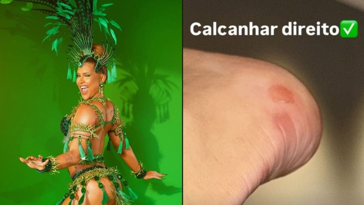 Virginia Fonseca após ensaio na Grande RIo