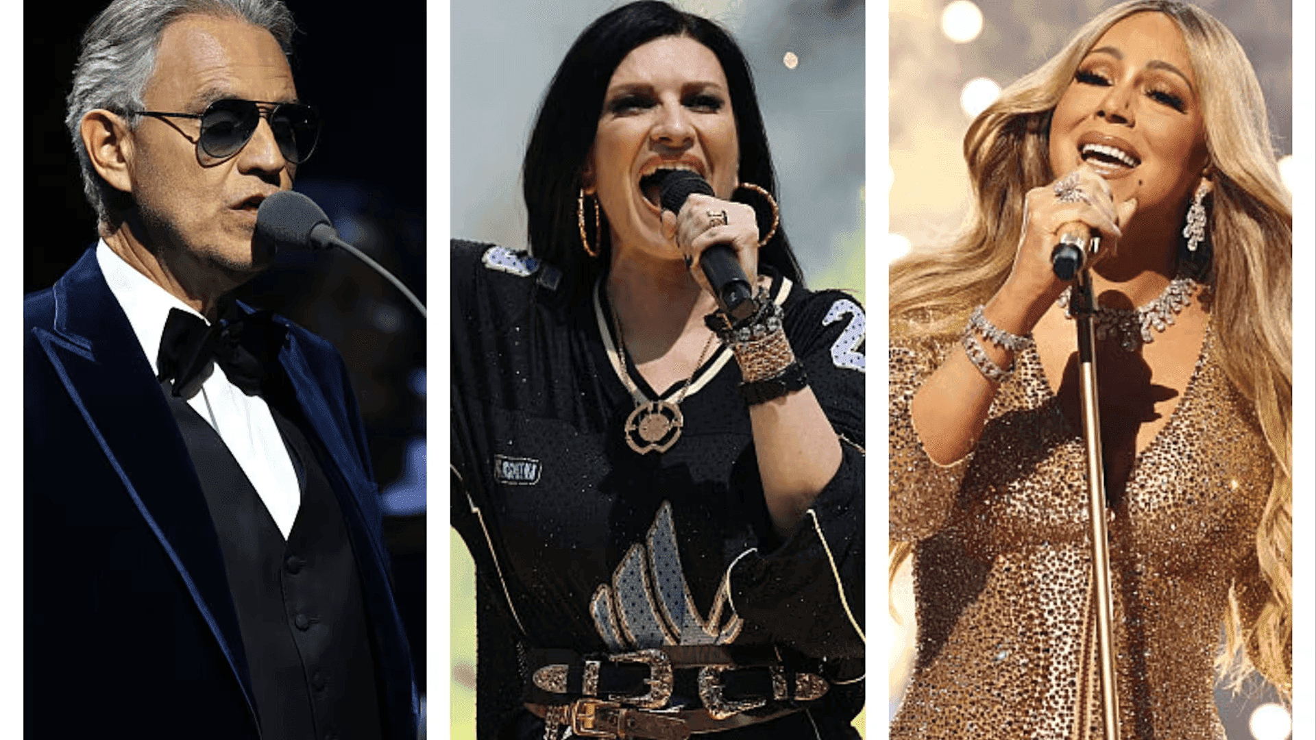 Bocelli, Laura Pausini e Mariah Carey vão cantar na Cerimônia de Abertura dos jogos