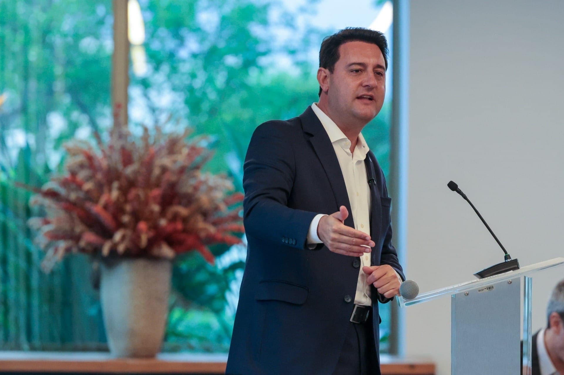 Governador apresenta estratégia de infraestrutura e industrialização a executivos em São Paulo