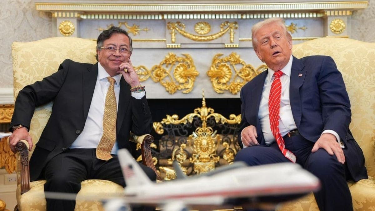 Donald Trump recebe presidente da Colômbia, Gustavo Petro, na Casa Branca