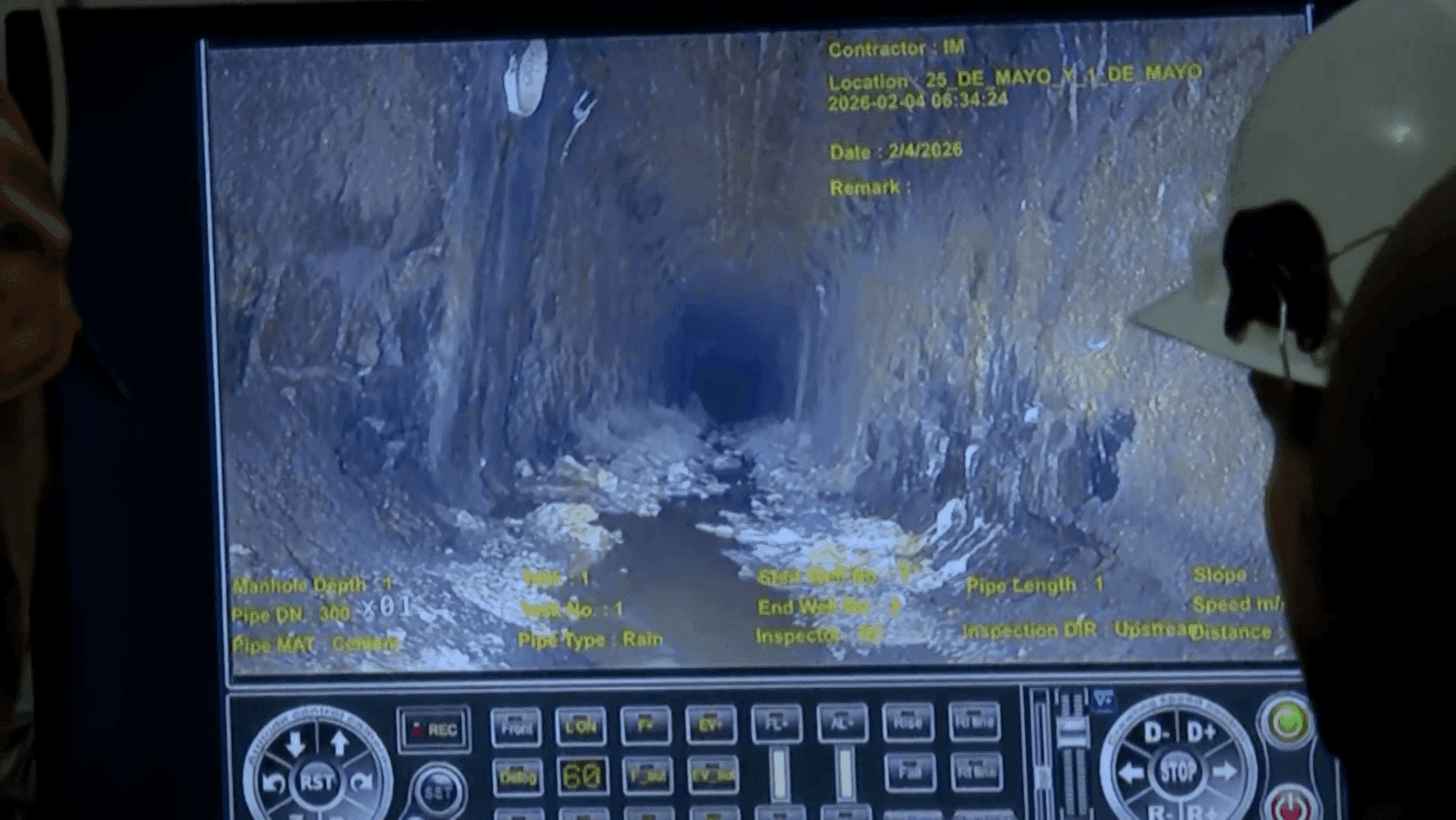 Túnel cavado pelos criminosos