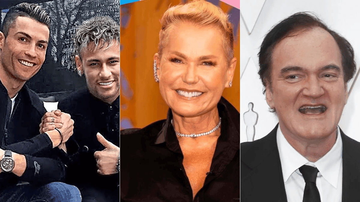 Neymar e CR7, Xuxa e Tarantino: 8 famosos que dividem data de aniversário