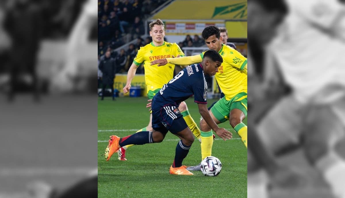 Endrick foi expulso por entrada agressiva contra o Nantes