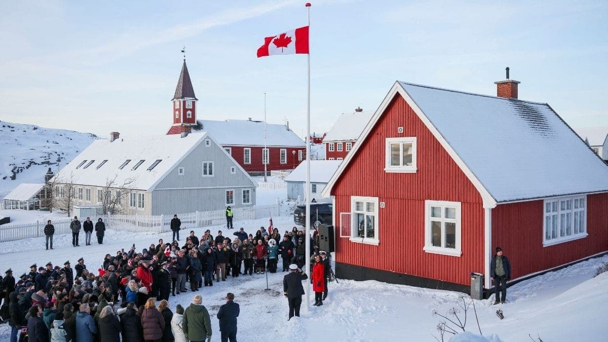Inauguração do Consulado do Canadá em Nuuk, capital da Groenlândia