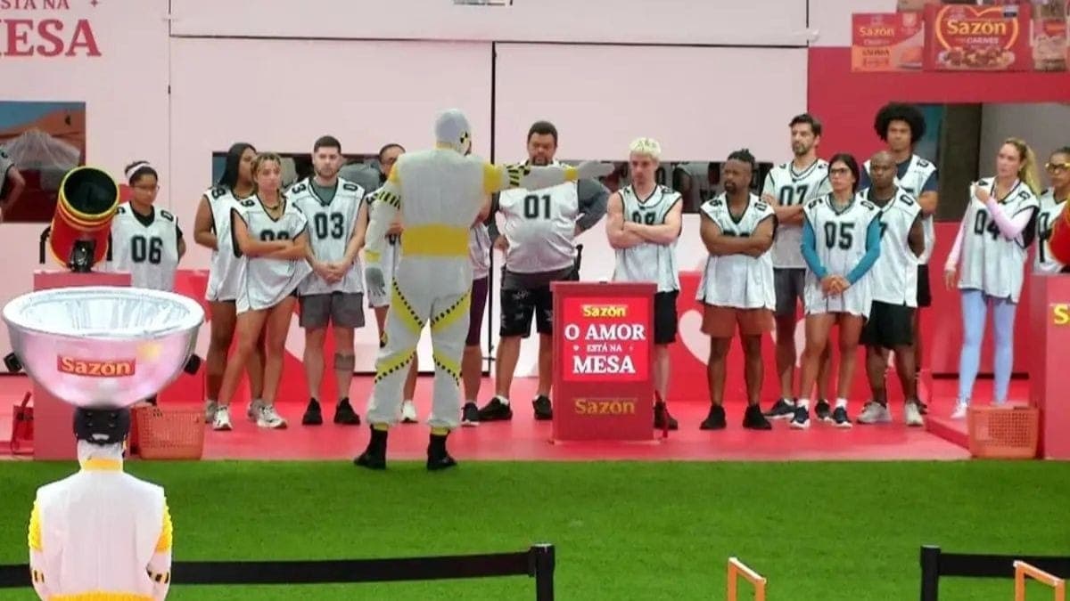 Prova do Anjo deste sábado (7) foi disputada em três etapas no Big Brother Brasil 26
