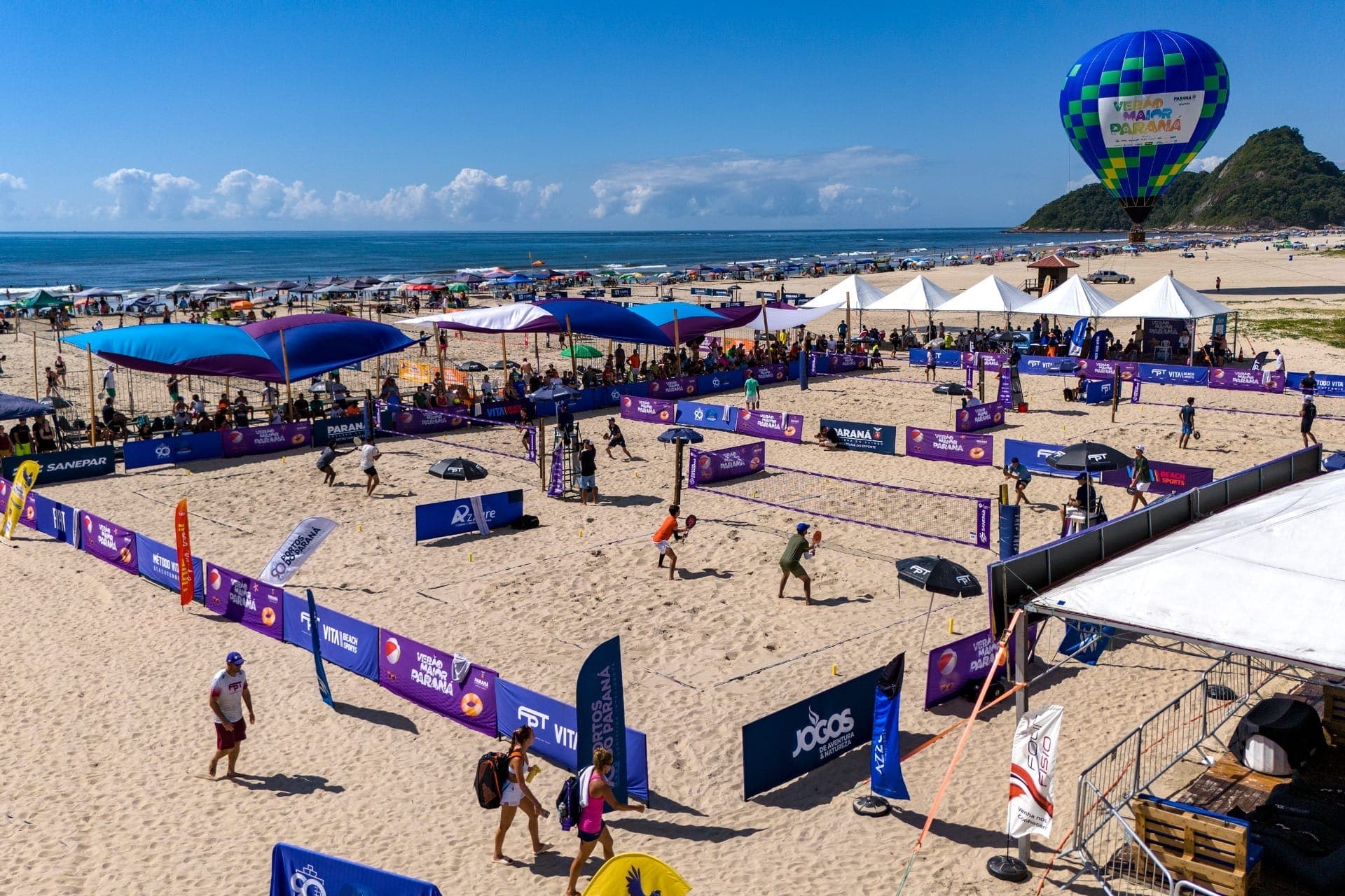 Caiobá recebe um dos maiores torneios de beach tennis do mundo