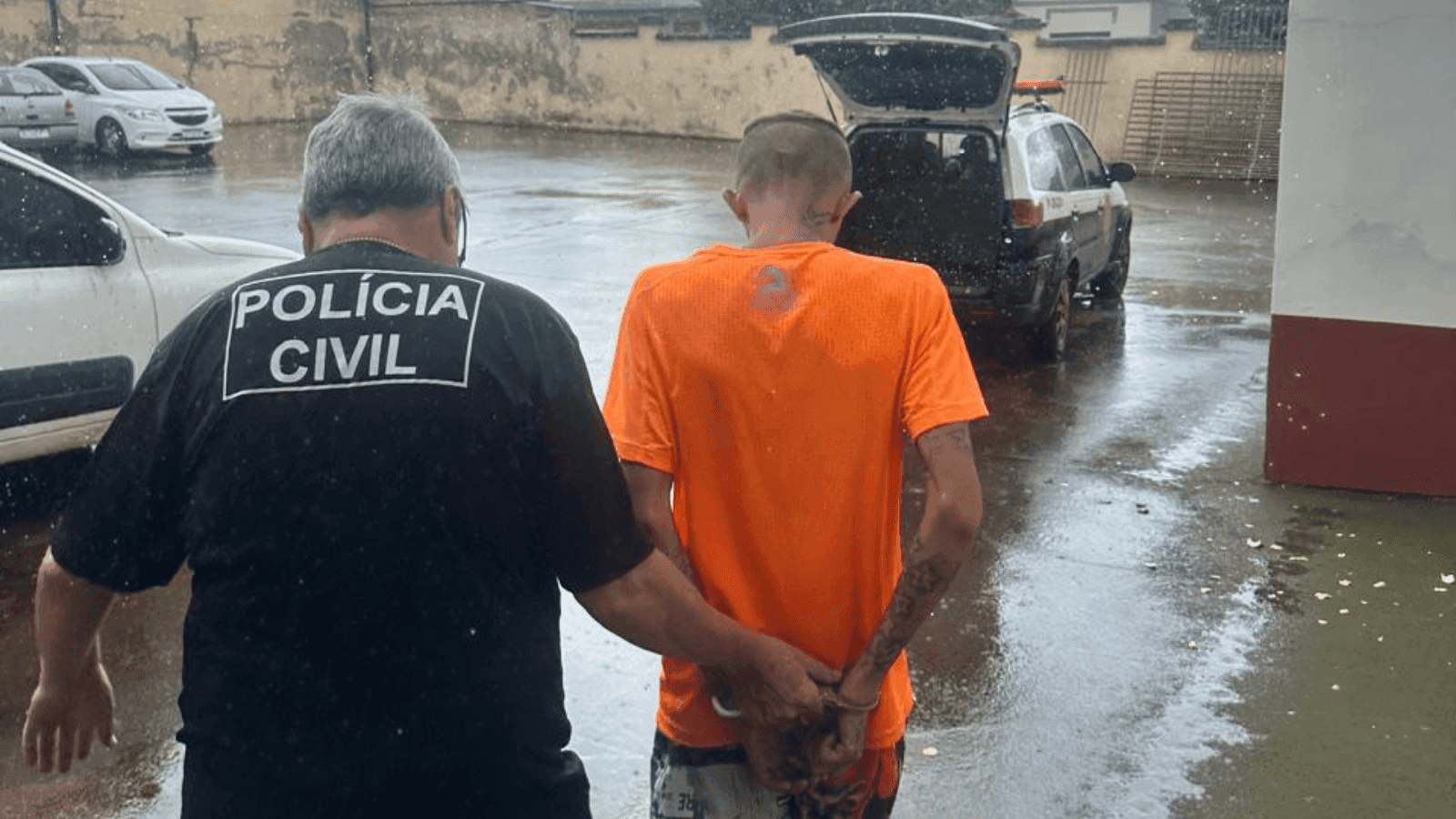 O homem foi preso pouco tempo após sair da prisão