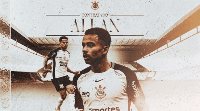 Oficial: Corinthians anuncia o volante Allan por empréstimo