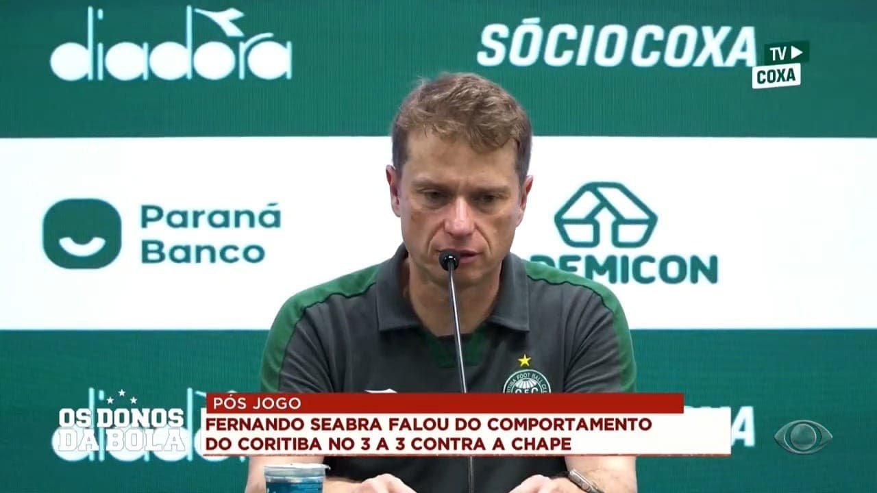 Fernando Seabra analisa empate diante da Chape fora de casa