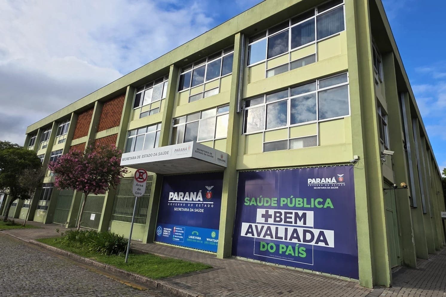 Secretaria Estadual da Saúde do PR, sede em Curitiba