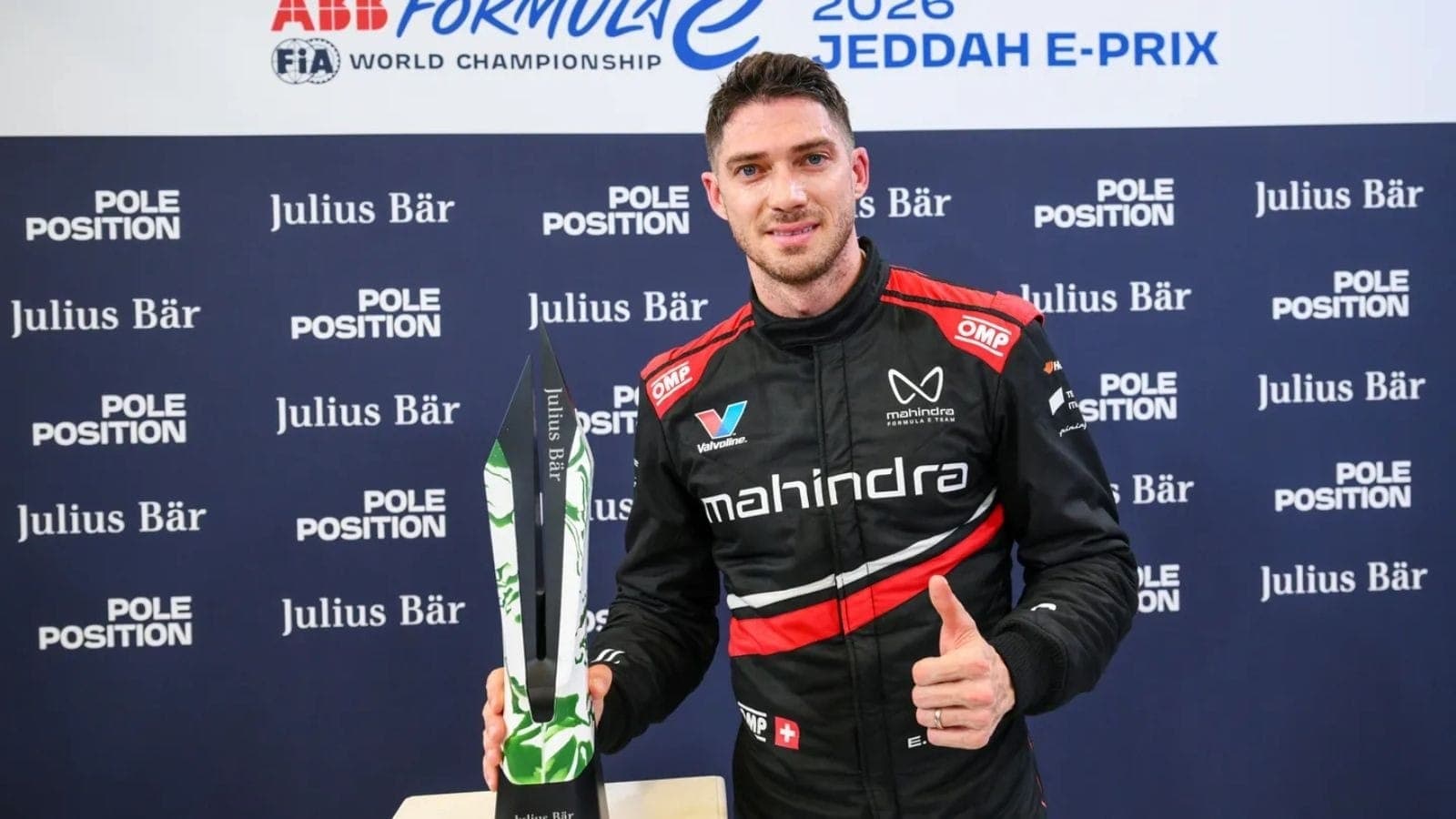 Edoardo Mortara, pole da corrida 1 no E-Prix de Jedá