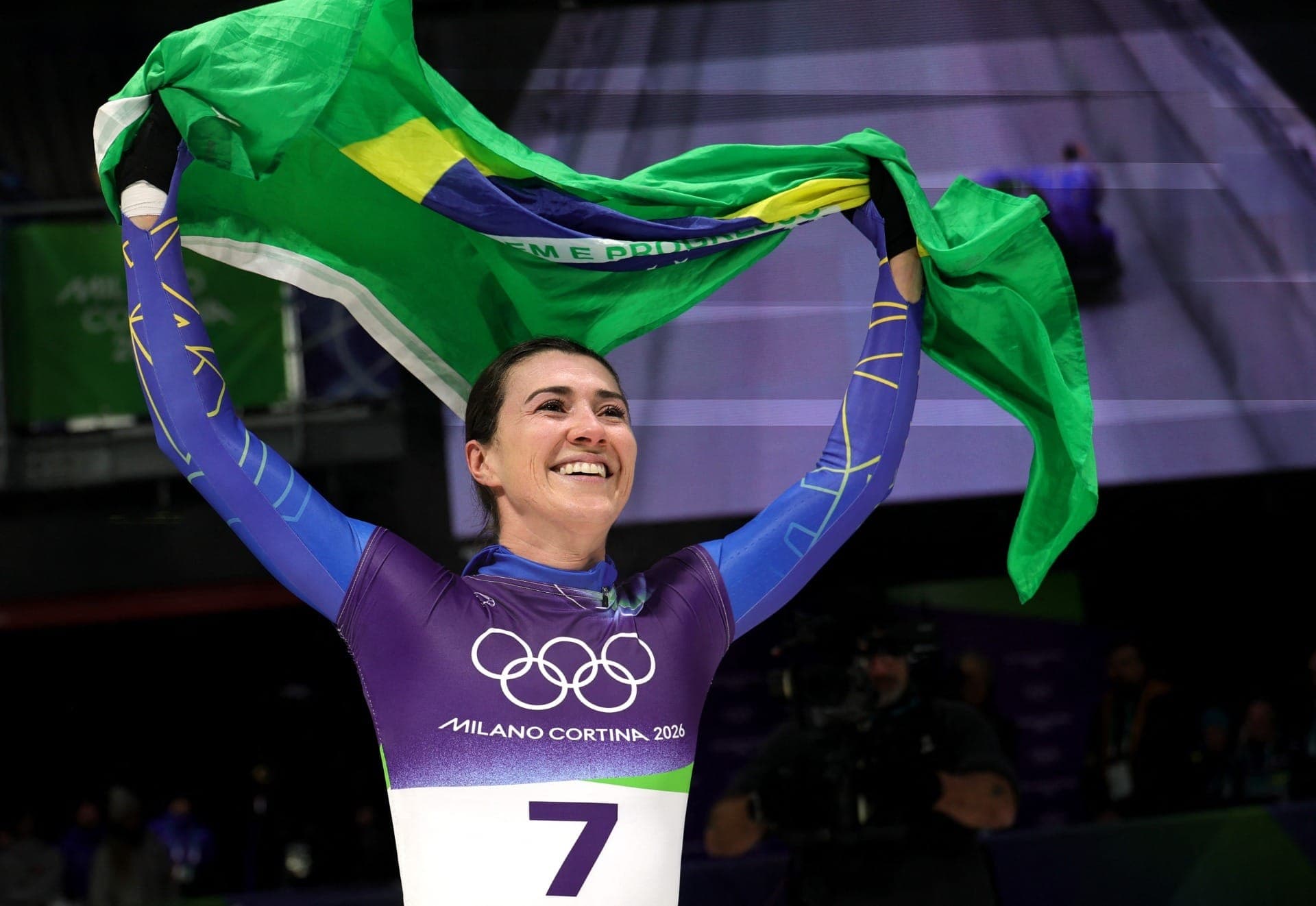 Nicole Silveira faz história nos Jogos de Inverno 2026