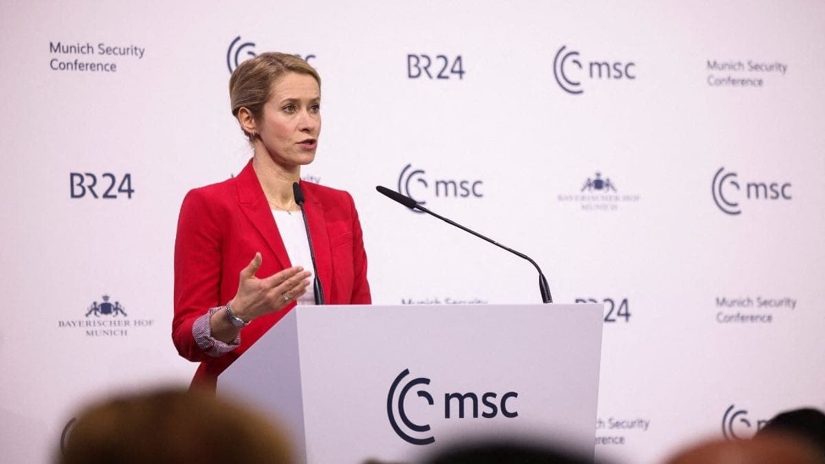 Kaja Kallas, chefe de política externa e segurança da União Europeia