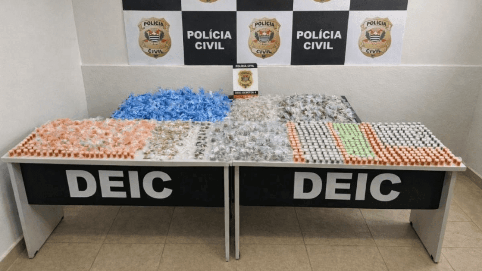 A polícia suspeita que a droga abasteceria o carnaval na região