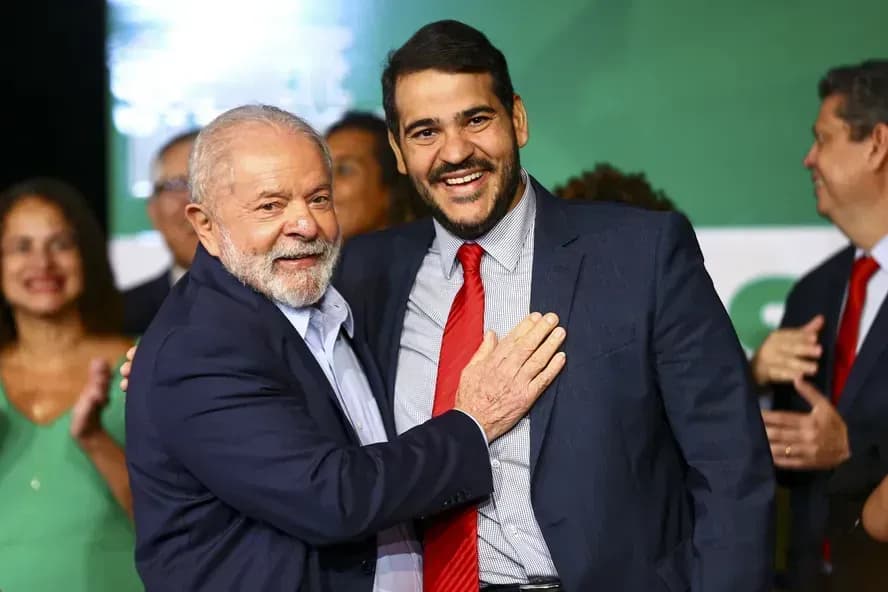 Lula e Jorge Messias