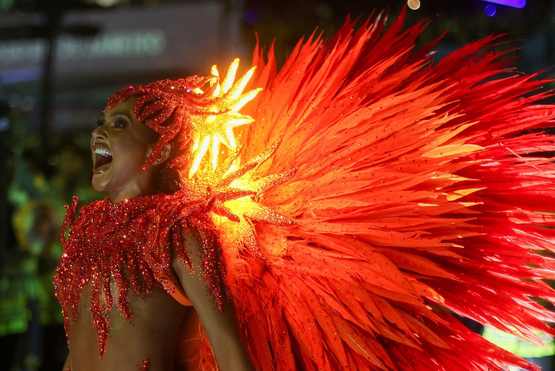 Mileide Mihaile, rainha de bateria da Unidos da Tijuca