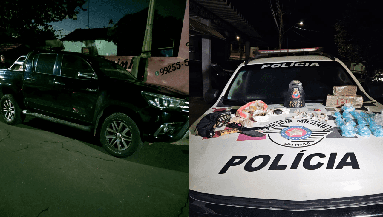Casal é preso em Limeira após perseguição e apreensão de drogas