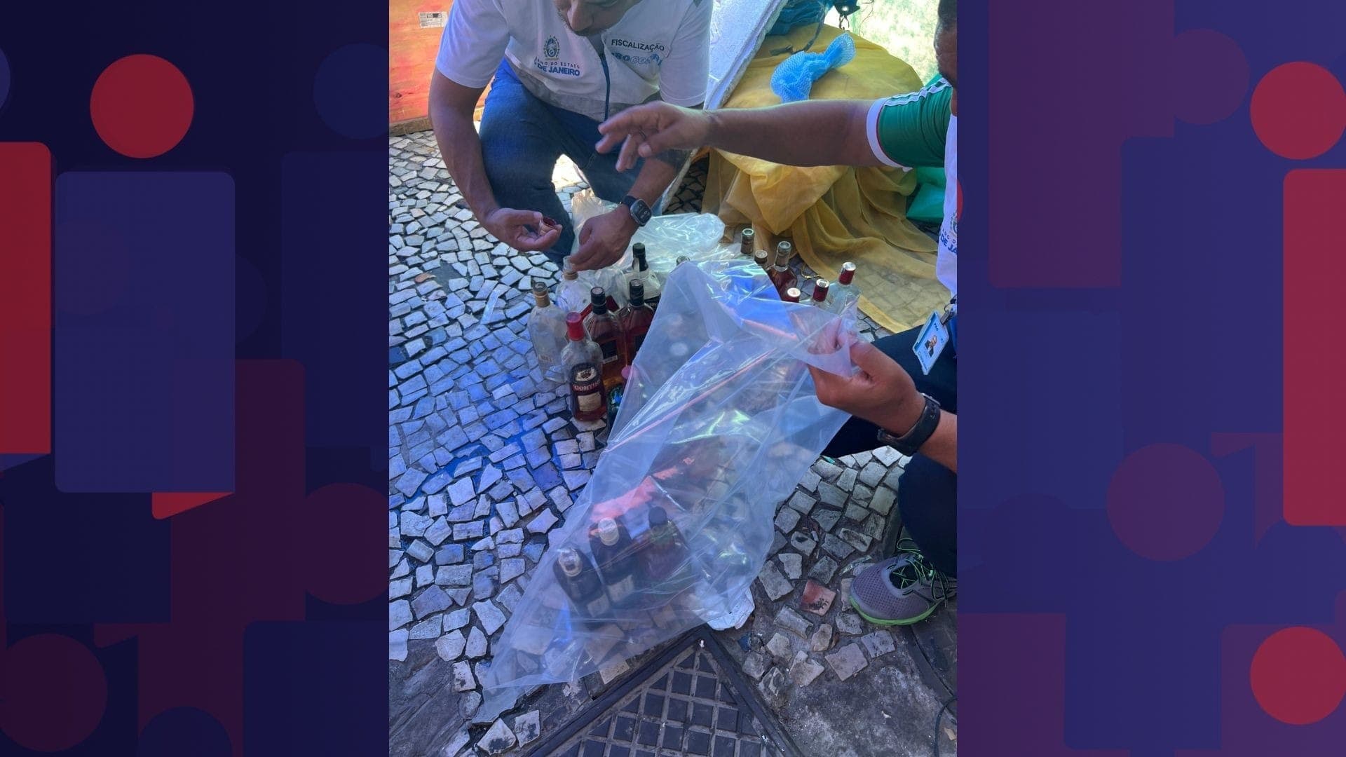 Cinquenta litros de bebidas com indícios de falsificação ou sem procedência comprovada foram apreendidos pelo Procon RJ